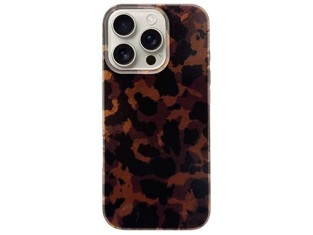 Накладка Leopard iPhone 14 Pro Max brown