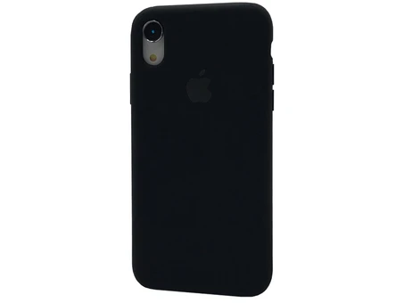 Case soft touch низ iP Xr (18) black