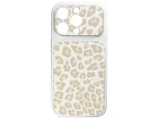 Накладка Leopard Look iPhone 16 Pro Max beige