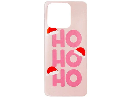 Силиконовый чехол Print Redmi 10C/Poco C40 Pink ho ho ho