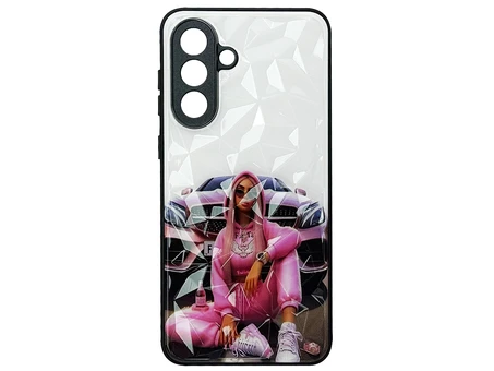 Prisma Ladies Samsung A56 Pink girl and car