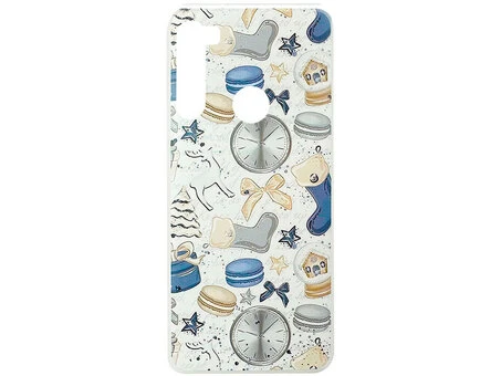Силиконовый чехол Print Redmi Note 8T Holiday mood blue