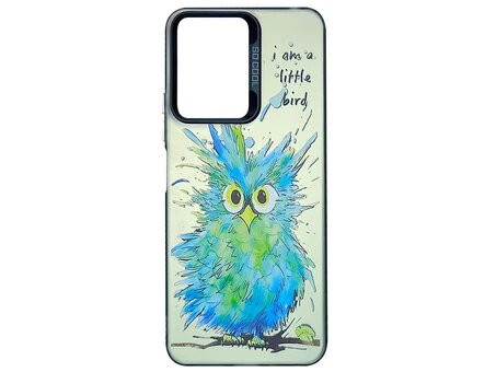 Накладка So Cool Print Redmi Note 12 black little bird