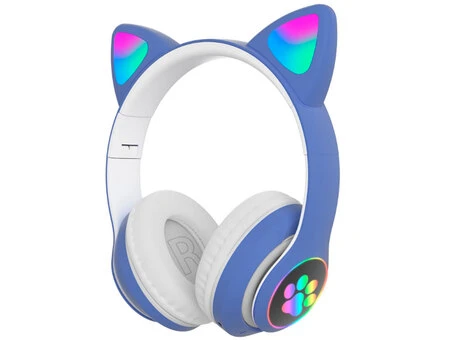 Навушники TUCCI STN28 CAT EAR Wireless Blue