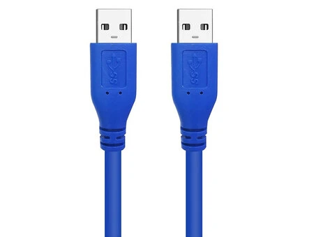 Кабель USB 3.0 male to male 3m blue