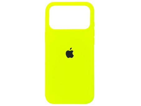 Case soft touch низ iP 17 Pro Max (105) neon yellow