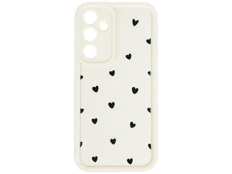 TPU Hearts Black Camera Samsung A56 vanilla