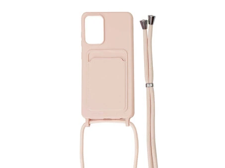Crossbody CARD CASE Samsung A52/A52s pudra