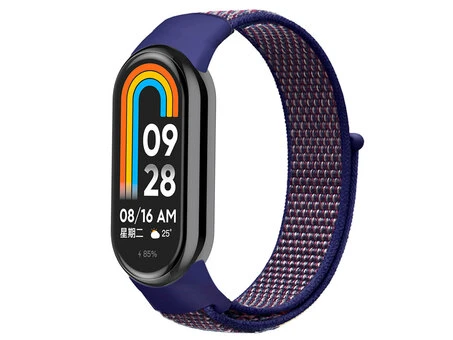 Ремінець Nylon Mi Band 8/9/10 dark blue/violet