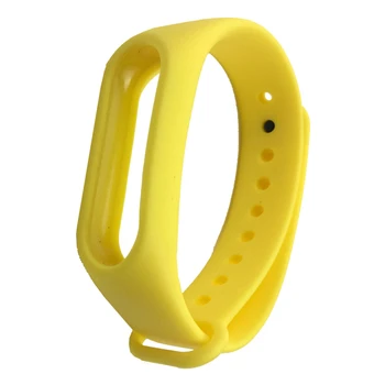 Силиконовый ремешок Mi Band 2 желтый