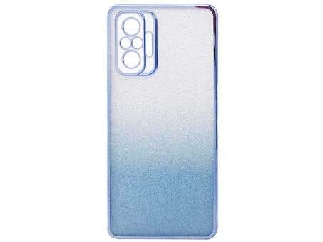 Накладка Ombre Glitter Redmi Note 10 Pro blue