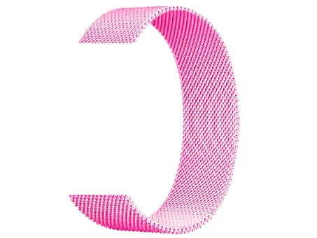 Металлические миланские часы 38/40/41/42мм (сер.10) матовый розовый