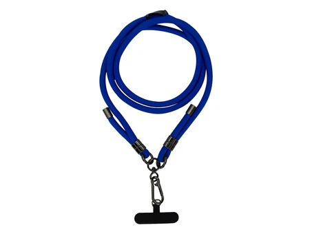 Ремінець-шнурок для телефону з карабіном (1.5m) blue