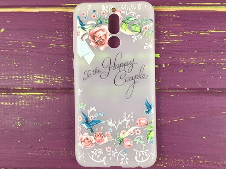 Силикон Huawei Mate 10 Lite Счастливая пара