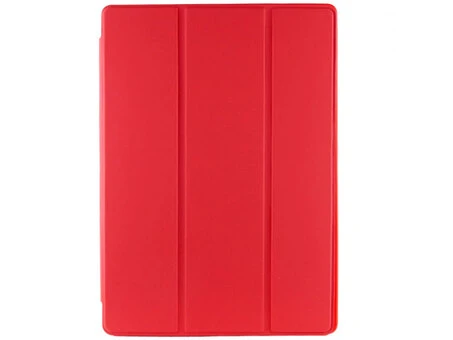 Силиконовый чехол для iPad 10.9" (2022-24)/11" (A16) 2025 с креплением для стилуса красный