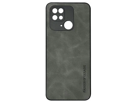 Чехол Nubuck Fashion of Ukraine для Redmi 10C/Poco C40 серый