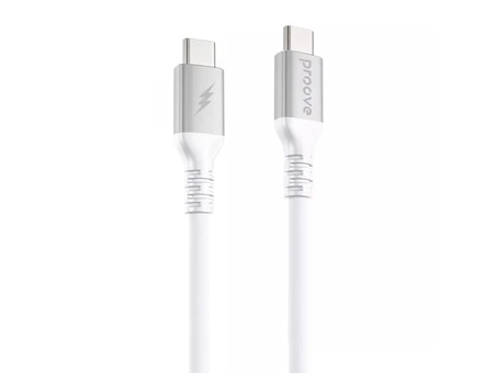 Кабель Proove ReGen Silicone Type-C to Type-C 3A 60W (1m) white