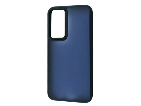 Shadow Matt Metal Buttons Samsung A34 navy blue