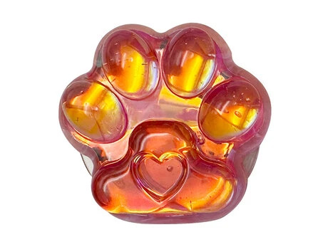 PopSocket 3D Marmalade Holographic paw red