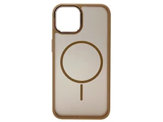 Shadow Matt Metal Buttons MagSafe iPhone 13/14 cappucino