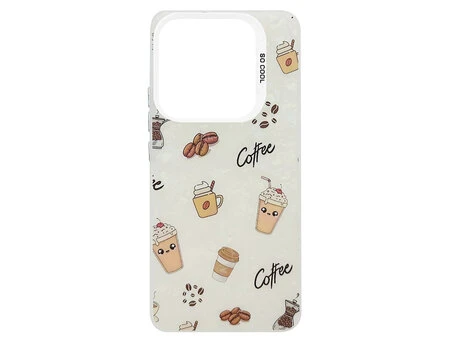 Накладка So Cool Print Glitter Shell Redmi Note 14 coffee