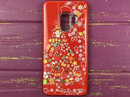 Золотий Дощ Samsung S9 Red (1)