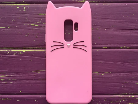 3D CAT'S Samsung S9+ Pink