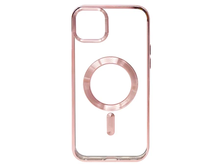Силікон Cosmic CD Magsafe iPhone 15+ rose gold