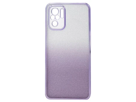 Накладка Ombre Glitter Redmi Note 10/10s/Poco M5s light purple