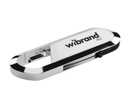 USB Flash 2.0 Wibrand Aligator 4Gb White