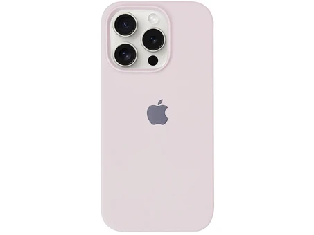 Case soft touch низ iP 15 Pro (89) chalk pink
