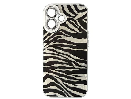 Накладка Paint Stroke Diamond PC iPhone 16 zebra