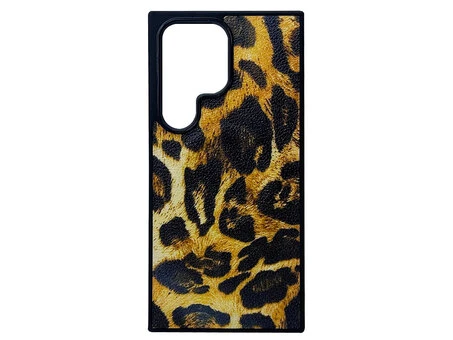 Накладка Animal Leather MagSafe Samsung S24 Ultra leopard