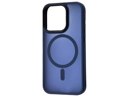 Shadow Matt Metal Buttons MagSafe iPhone 15+ midnight blue