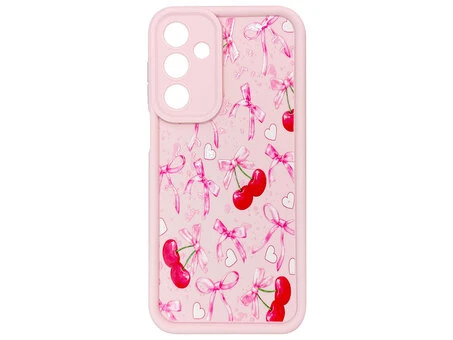 TPU Cherry Bow Camera Samsung A56 pink