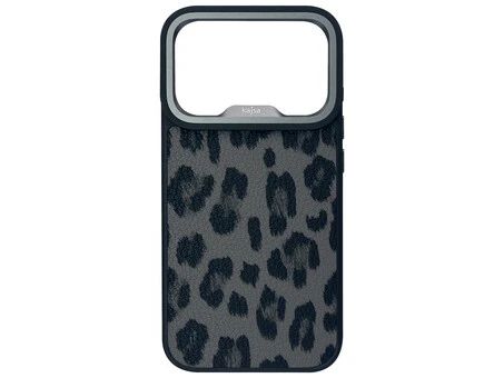 Kajsa Glamorous Collection Leopard Pattern MagSafe iPhone 17 Pro black