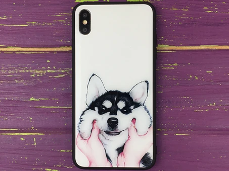 TPU+Glass My Style iP Xs Max Smiling dog