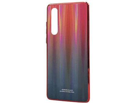 TPU+Glass Gradient Disk Huawei P30 Red