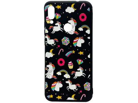 Силікон Nprint Matt Redmi Note 7 rainbow unicorns