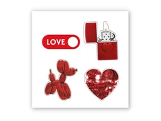 Набір 3D стікерів Stix міні Love