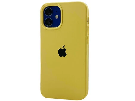 Case soft touch iP 12 mini (28) dark yellow