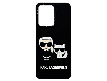 Чехол Casetify Karl Lagerfeld для Redmi Note 12 с черной кошкой