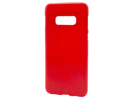 Накладка Shiny dust Samsung S10e red