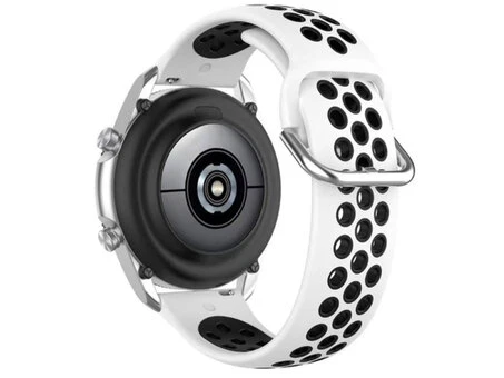 Ремінець Sport Xiaomi Amazfit/Bip/Samsung 20mm black/white