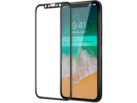 Скло 5D ТП iPhone 12/12 Pro clear + сетка динамик