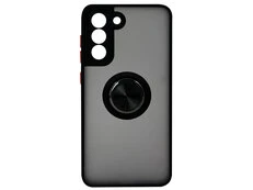 Shadow Matt Metal Buttons + Ring Samsung S21 FE black