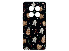 TPU Gingerbead Party Camera Redmi Note 14 Pro 4G black
