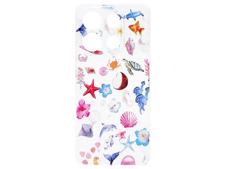 Силиконовый чехол Sea Life Camera для Redmi Note 13 прозрачный