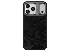 Kajsa Glamorous Collection Fluid Art Pattern MagSafe iPhone 17 Pro black