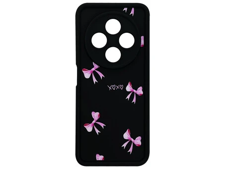 TPU Bows Xoxo Camera Redmi 14C/A4/Poco C75 black